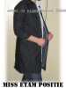 NENOŠENÝ těhotenský, riflový kabát MISS ETAM POSITIE , vel. M, délka 90 cm, cena 110, - Kč