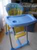 Po našich prďouscích jídelní plastová židlička v barvách světle žlutá s bledě modrou (design PSM 45 Mulino), vcelku neutrální jak pro holčičku tak chlapečka, omyvatelný PVC potah, polohovací - výškově nastavitelných 7 poloh, tak i kolmost zádíček 4 polohy, tím pádem vhodná už od 5m cca 3let, 5ti bodový pás, odnímatelný pultík (vrchní panel je od neustálého pulírování dosti poštrábaný), po jeho odendání můžete přistavit k jakému koliv jídelnímu stolu, 4 kolečka, zadní jsou s brzdou, lehká manipulace, s kompletním návodem. Opět vhodnější k osobnímu předání, ukázka manipulace a prohlédnutí dané věci. V případě zájmu si pište o další fotečky i informace na kacabka.svobodova@seznam.cz. Osobní odběr Praha a okolí po dohodě kdykoliv, Sázava a Uhlířské Janovice 8.-10.5., Pardubice 16.-17.5.
ROZMĚRY: rozložená 58x106x76cm, složená 27x93cm, váha židličky 9kg
VÝROBCE: PEG-PÉREGO
PŮVODNÍ CENA 3599, - Kč