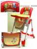 Luxusní jídelní židlička Zibos NOVÁ  červená