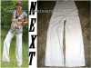 NOVÉ lněné těhotenské bílé kalhoty NEXT, velikost 36. Materiál: kalhoty 100 % len, pružná