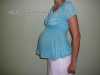 Těhotenská letní blůza. Vzdušná, slušivá. Neponičená, málo nošená. Mám i další těhotenské oblečení - ráda pošlu fotky.
