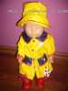 Originál obleček baby born bez panenky.Set se skládá z kloboučku, pláštěnky a gumáčků.
