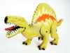 Chodící, svítící a řvoucí dinosaurus Edaphosaurus. Dinosaurus toho umí opravdu hodně. Chodí, vydává dinosauří zvuky, hýbe ocasem a svítí mu tlama, která je opatřena velkými zuby. Napájení: 2x tužková baterie AA. Dinosaurus  je  pořádný  macek. Výška: 17 cm. Délka: 35 cm. Mohu poslat poštou buď na dobírku (poštovné = 100 Kč) nebo při platbě předem (65 Kč).