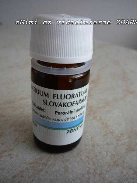 fluoridové tabletky