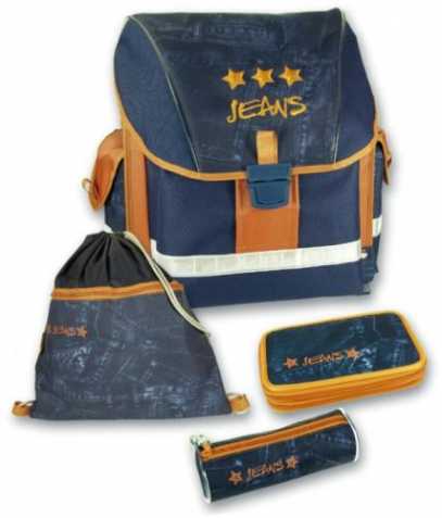 Školní batohový set Jeans