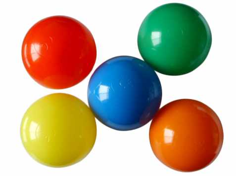 Plastové míčky