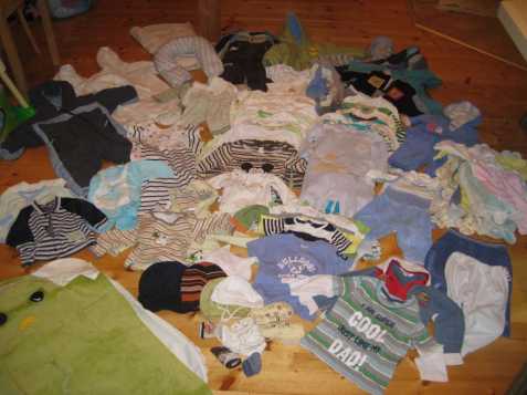 Balík dětského oblečení 0-3 roků