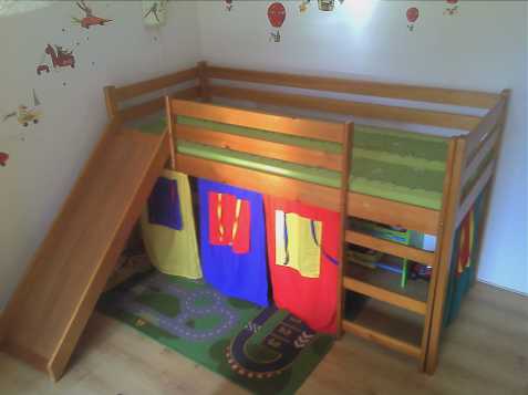Zvýšené jednolůžko - dětská postel , prodám, na prodej