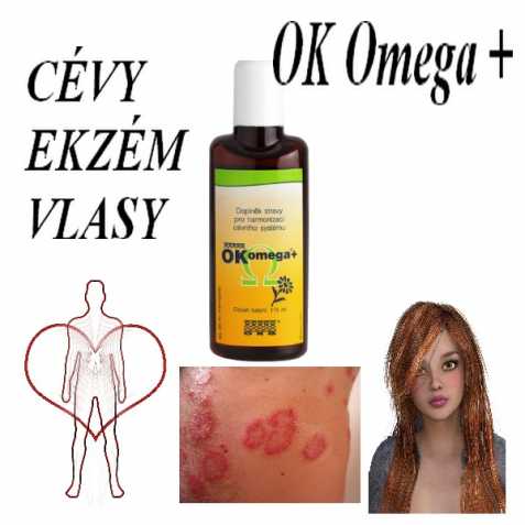 Cévy, ekzém, vlasy – OK Omega+