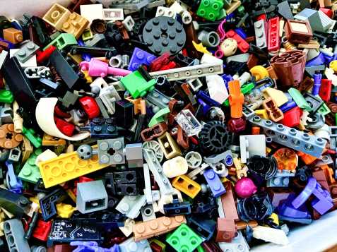 Lego díly stavebnice cca 2500 kusů